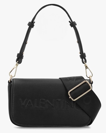 Valentino Bags Bianka Flapover Black Cross-Body Bag