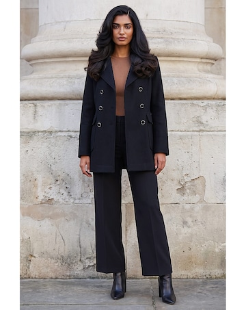 Roman Double Breasted Smart Coat