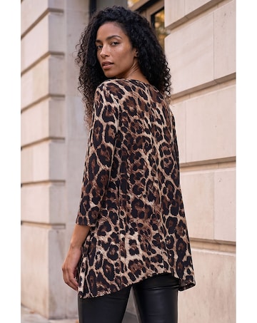 Roman Stretch Textured Animal Tunic