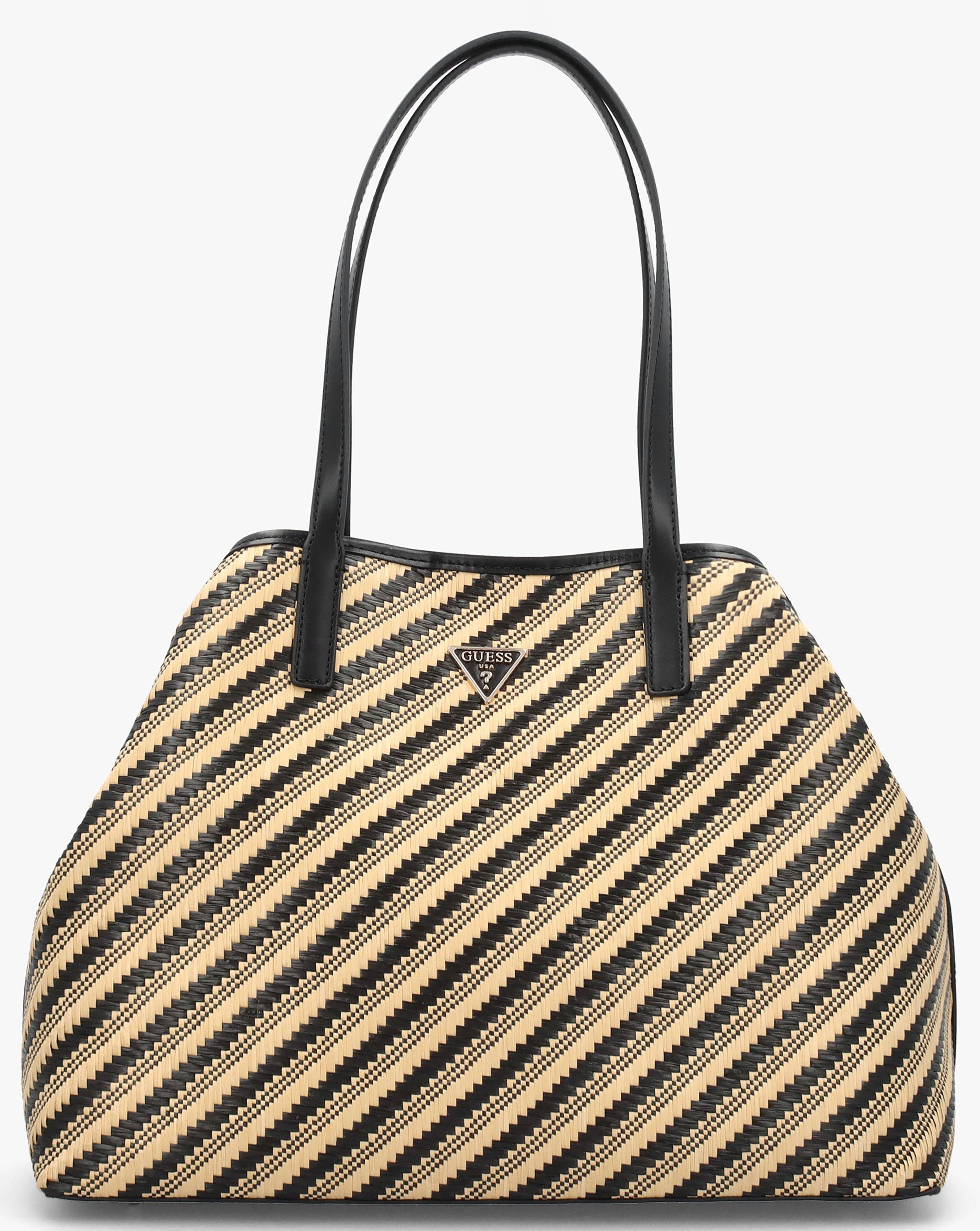 New In - Guess Vikky II Black Beachy Tote Bag