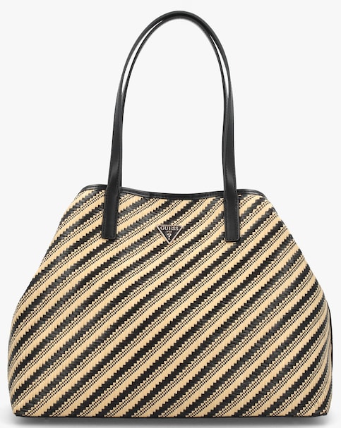 Guess Vikky II Black Beachy Tote Bag