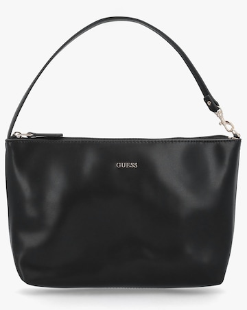 Guess Vikky II Natural Black Beachy Tote Bag