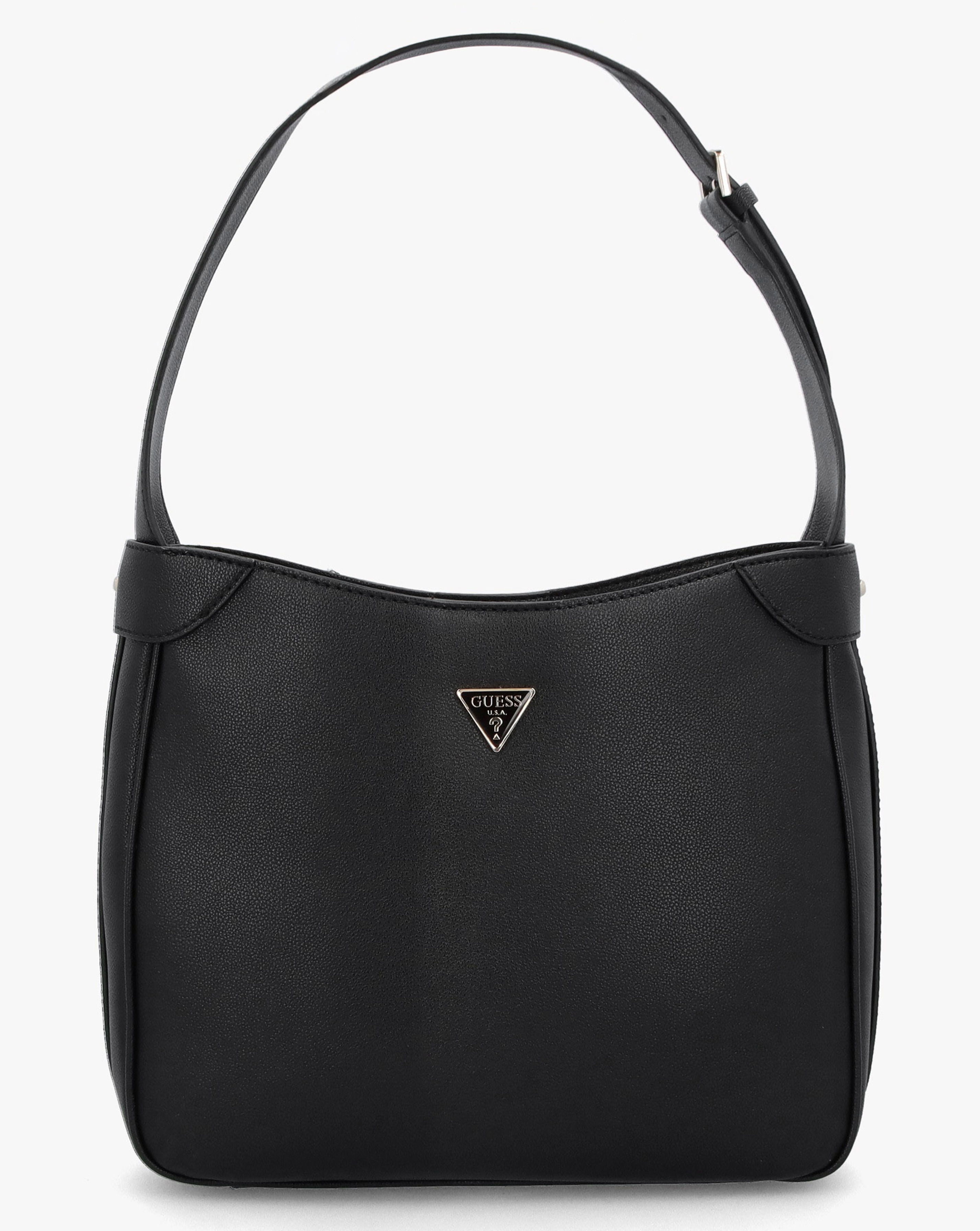 New In - Guess Fedora Black Hobo Shoulder Bag