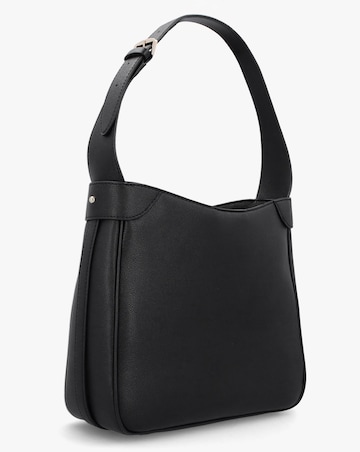 Guess Fedora Black Hobo Shoulder Bag