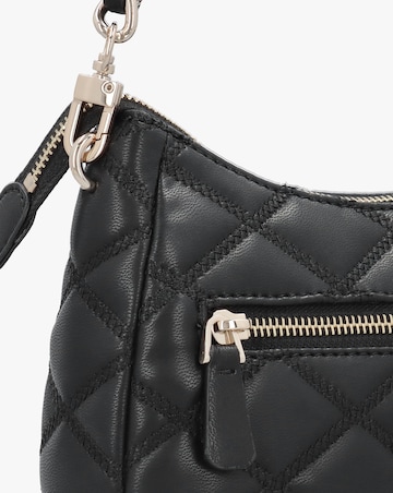 Guess Tamsin Quilted Black Top Zip Shoulder Bag