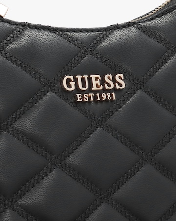 Guess Tamsin Quilted Black Top Zip Shoulder Bag
