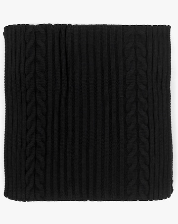 Guess Black Knitted G Logo Scarf