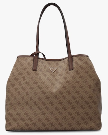 Guess Victtoria II Latte Logo 2 In 1 Tote Bag