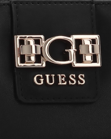 Guess Jane Medium Black Zip Around Wallet