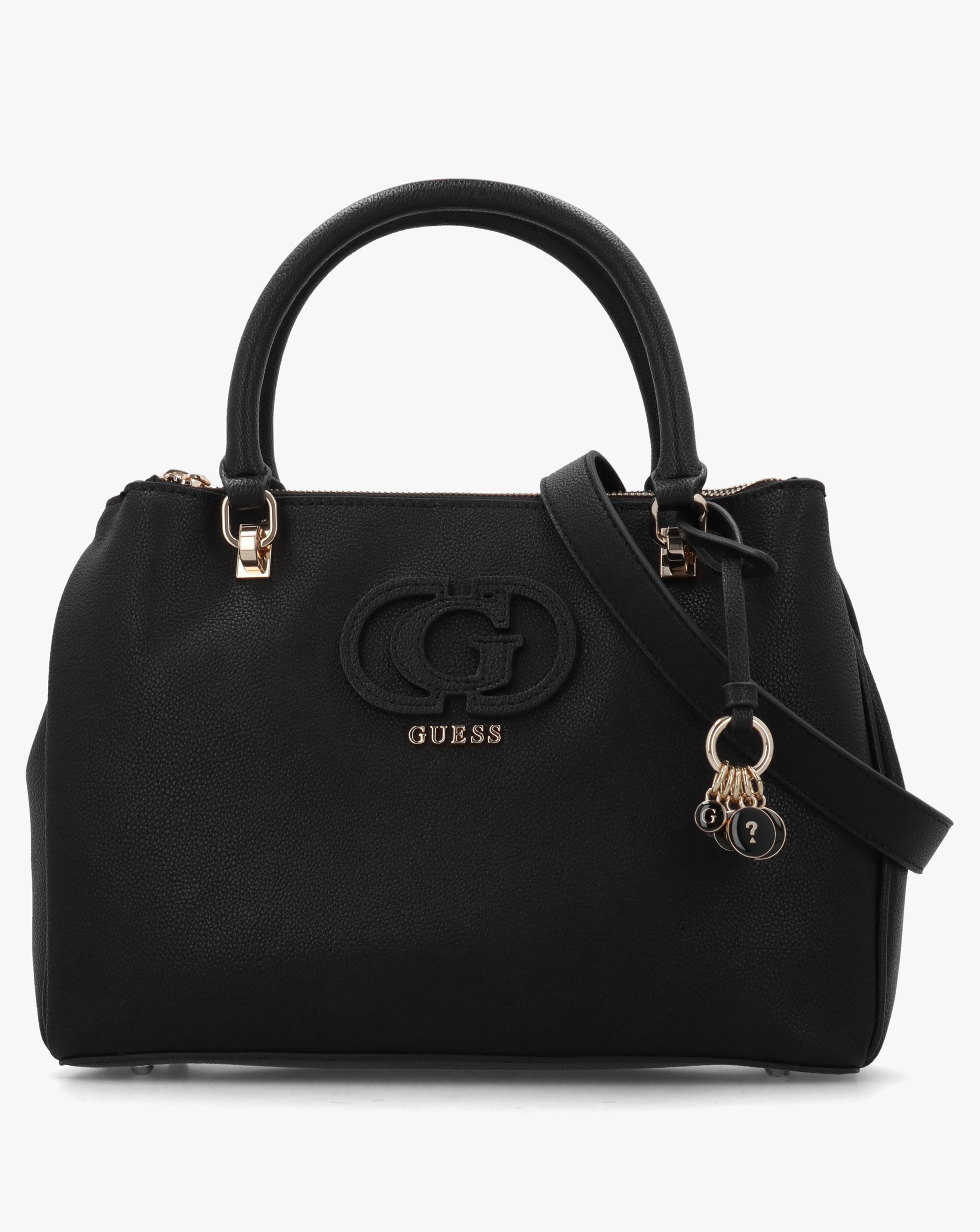 New In - Guess Calebra Status Black Hobo Satchel
