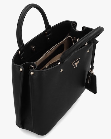 Guess Meridian II Girlfriend Black Satchel Bag