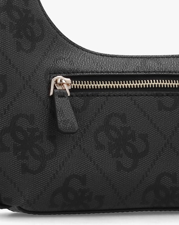 Guess Erenia Top Zip Coal Logo Shoulder Bag
