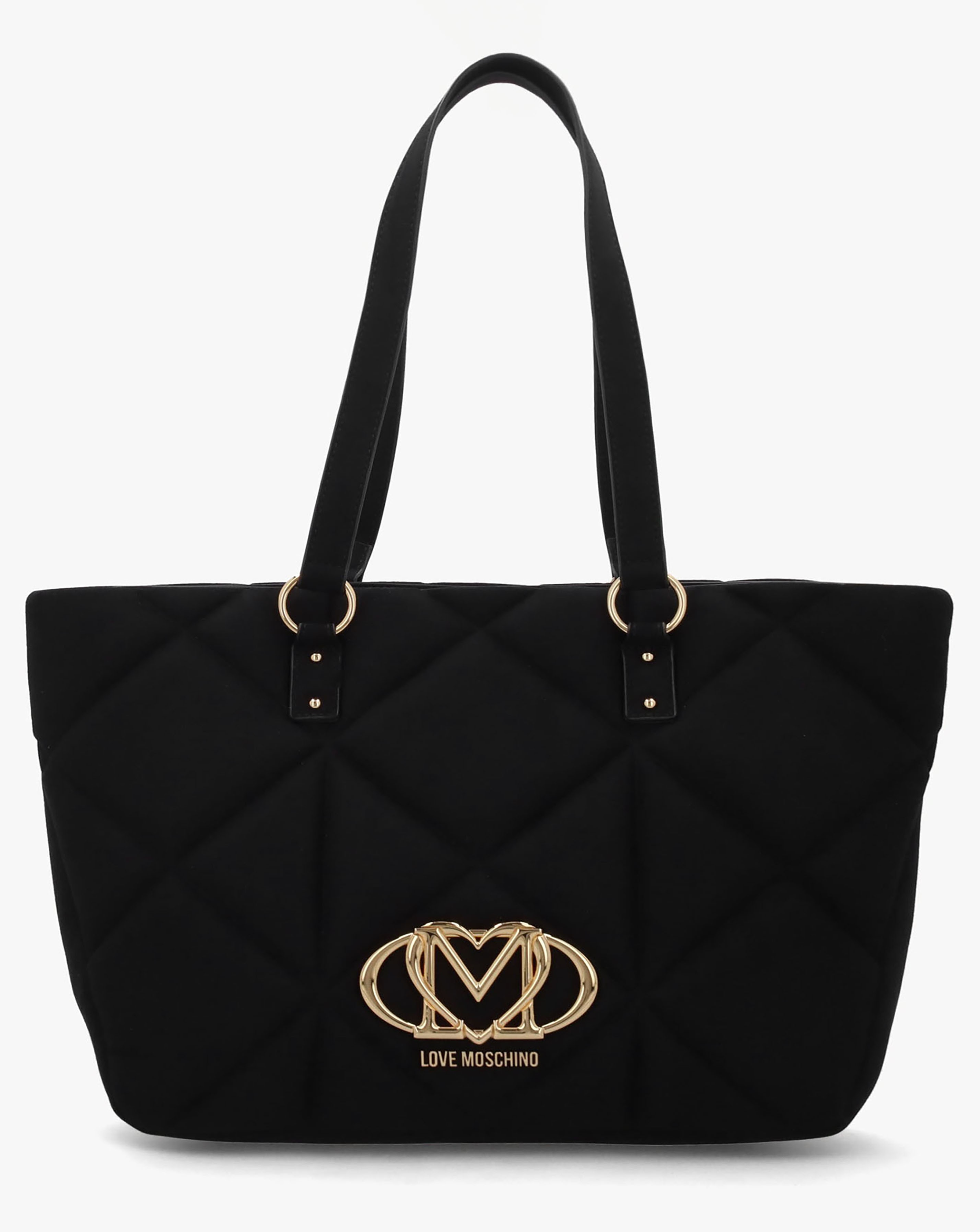 New In - Love Moschino Heart Logo Quilted Shopper
