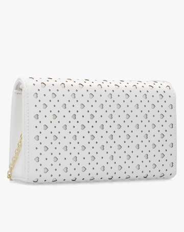 Love Moschino Heart Basket White Cross-Body Bag