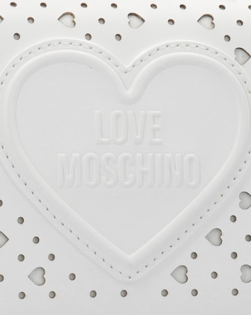 Love Moschino Heart Basket White Cross-Body Bag