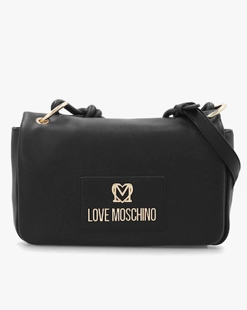 Love Moschino Cord Trick Black Shoulder Bag