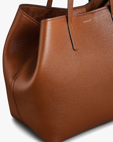 Radley Dukes Place Large Open Top Tan Leather Tote Bag