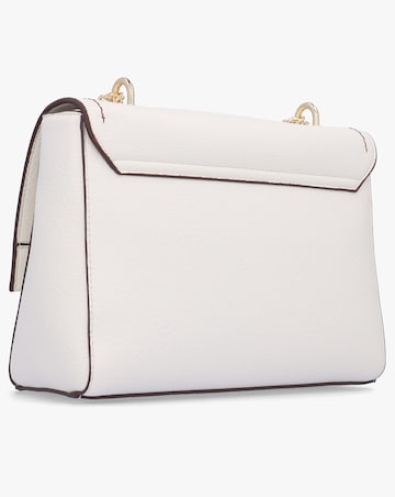 Valentino Bags Samantha White Front Flap Shoulder Bag