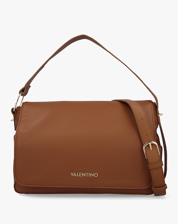 Valentino Bags Peonies Tan Shoulder Bag