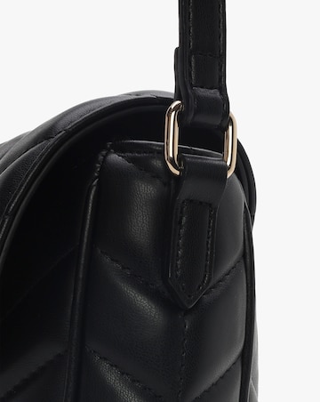 Valentino Bags Petal Quilted Chevron Black Cross-Body Bag