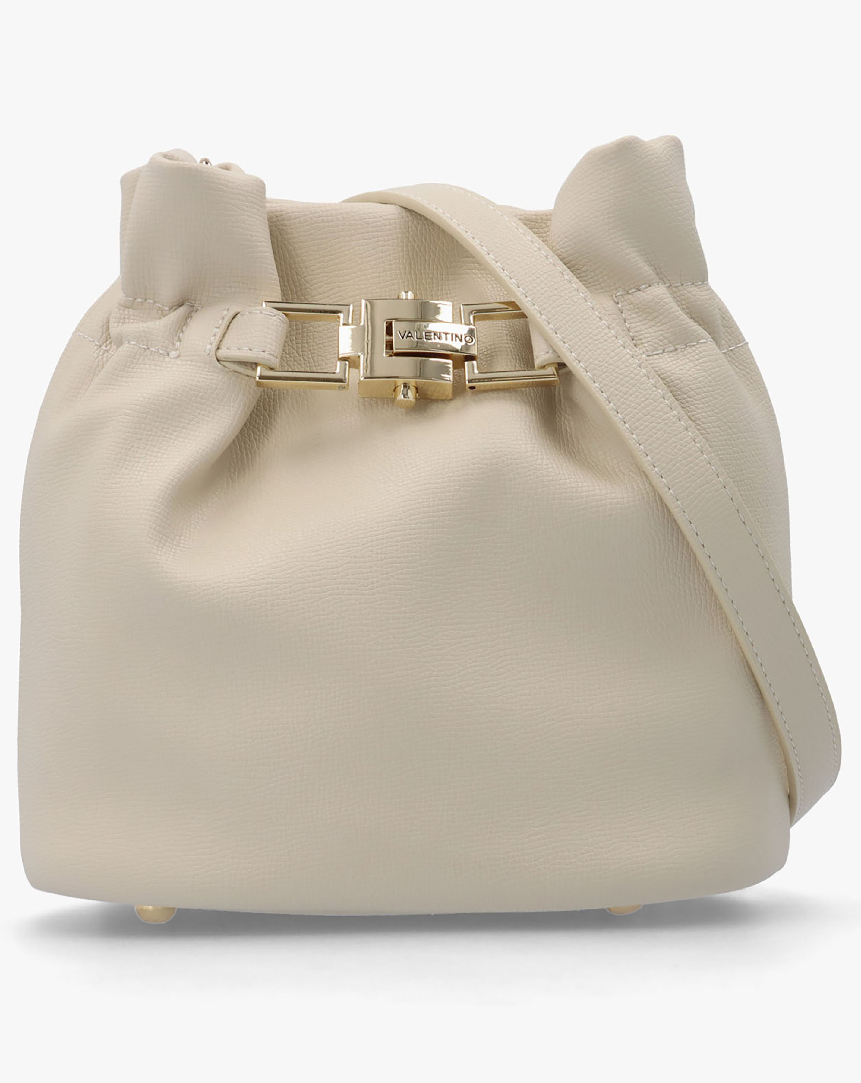 New In - Valentino Bags Fedora Ecru Bucket Bag