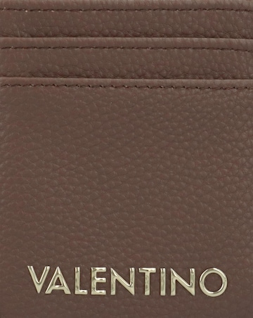 Valentino Bags Brixton Taupe Zip Card Case