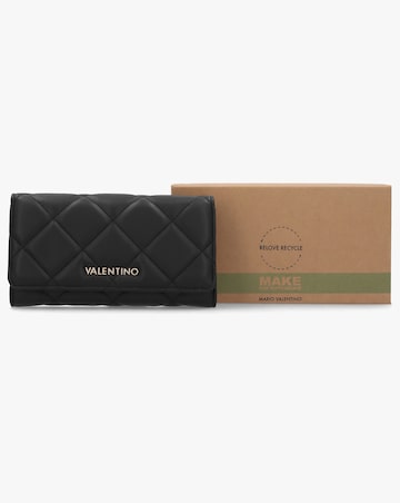 Valentino Bags Ocarina Quilted Black Wallet