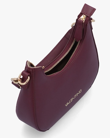 Valentino Bags Zero Burgundy Hobo Bag