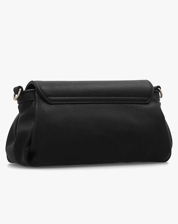 Valentino Bags Dea Black Front Flap Shoulder Bag