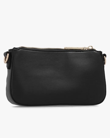 Valentino Bags Ennis Black Woven Shoulder Bag