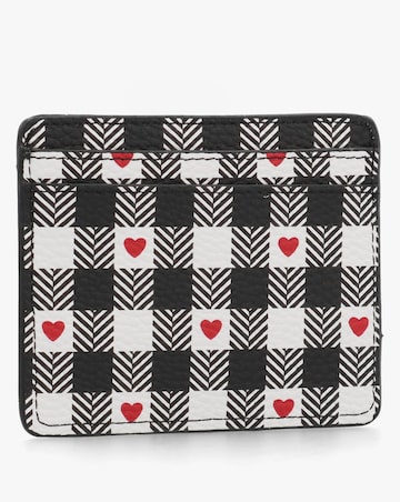 Fiorelli Marnie Gingham Heart Card Case Box Set