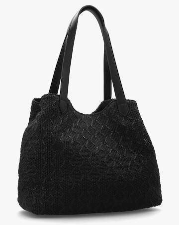 Valentino Bags Courmayeur Black Woven Shopper Bag