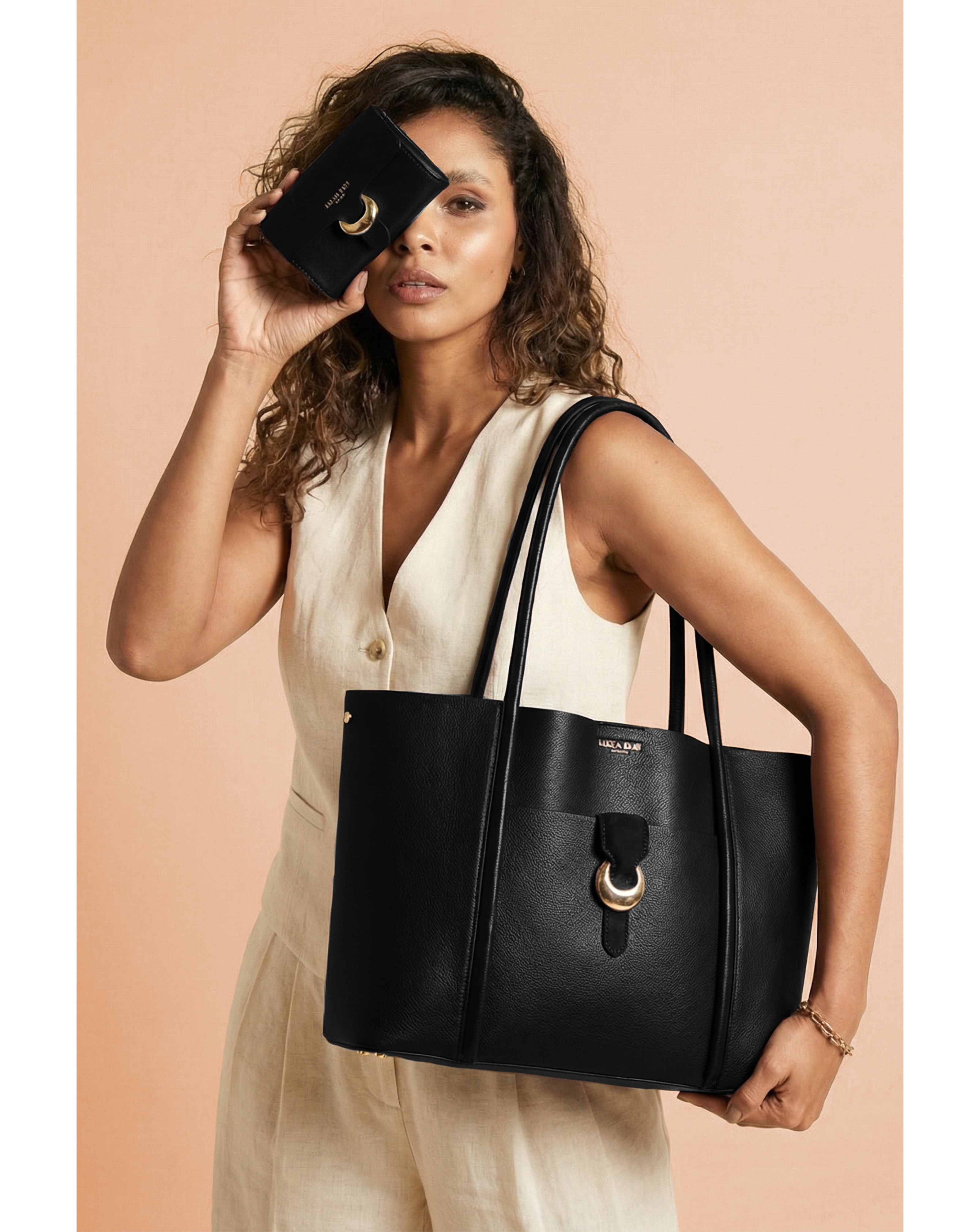 New In - Luella Grey Lilibet Laptop Tote