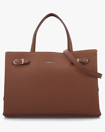 Fiorelli Etta Buckle Tan Satchel Bag