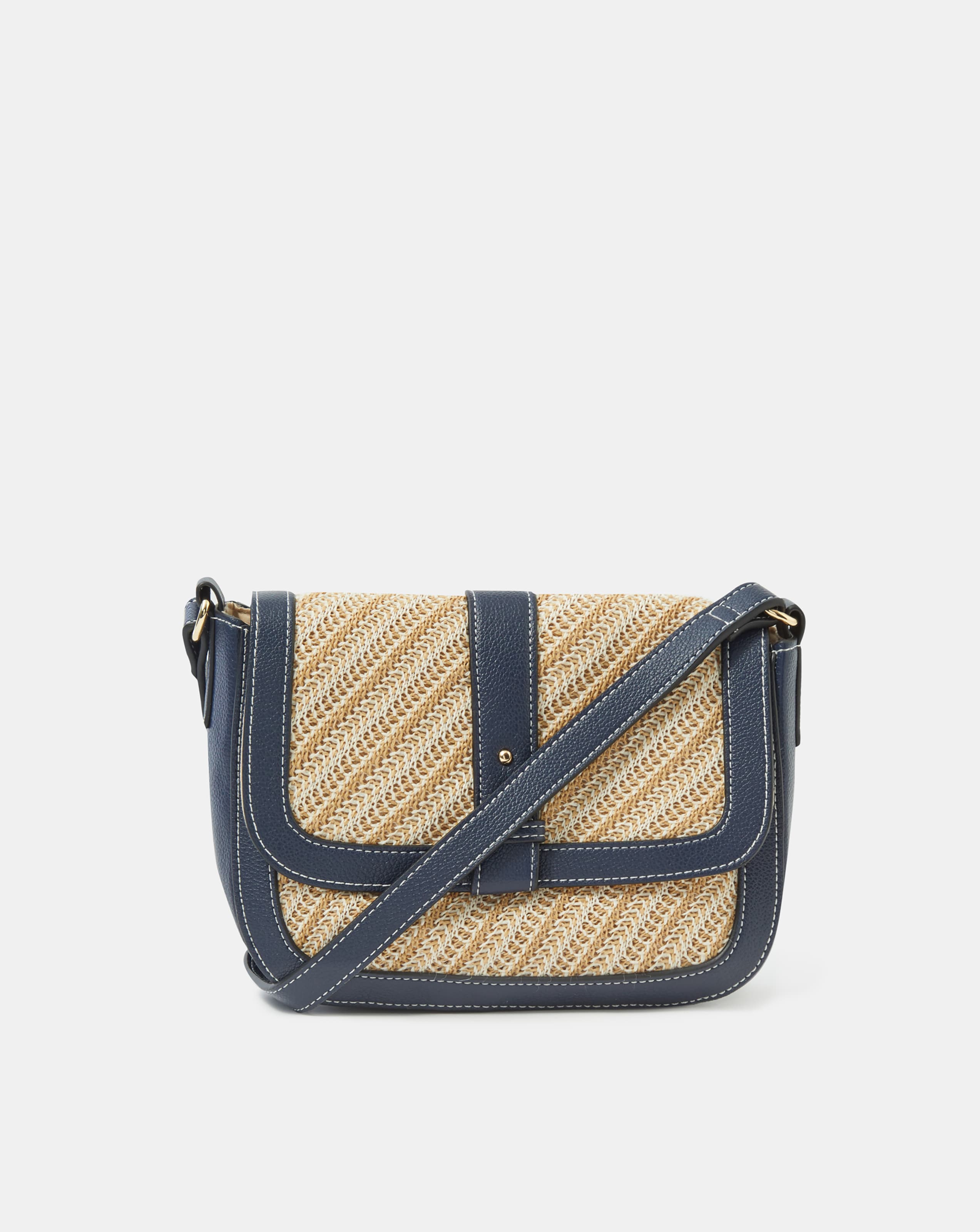 New In - Accessorize Woven Crossbody Bag