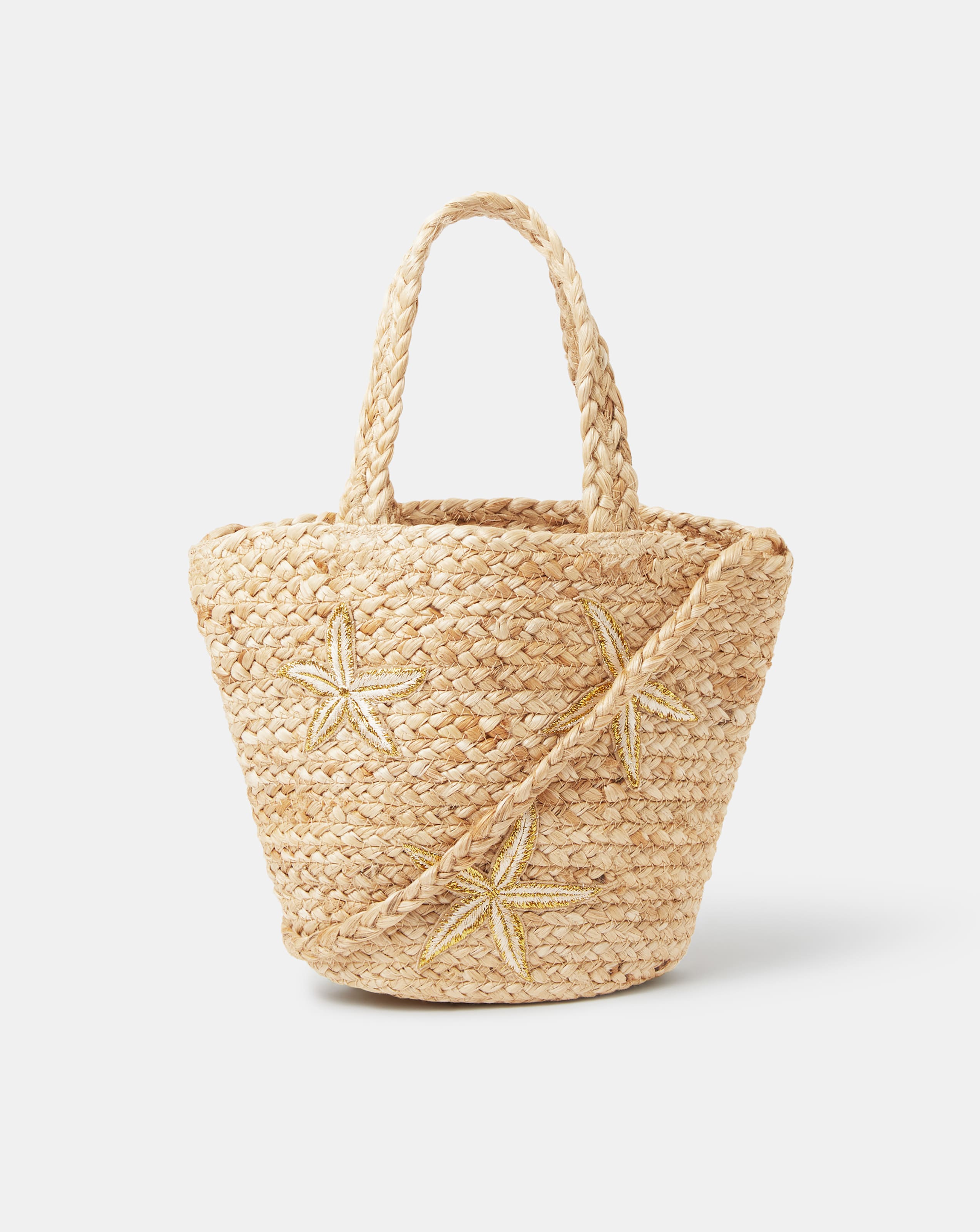 New In - Accessorize Starfish Raffia Bag