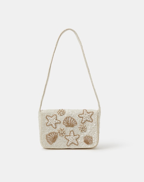 Accessorize Seashell Sequin Shoulder Bag