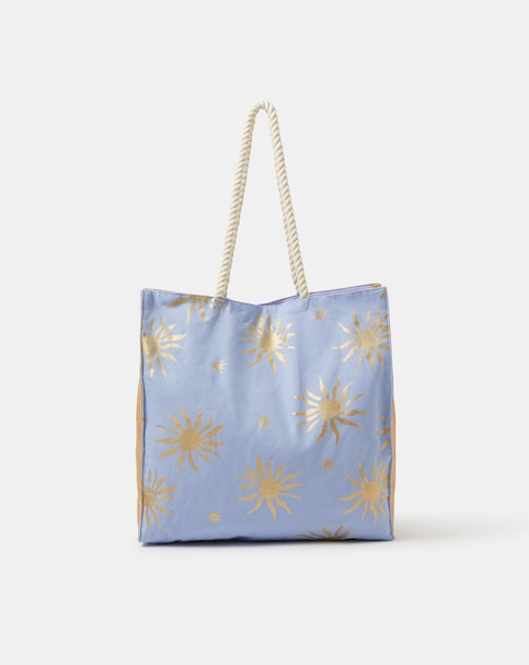 Accessorize Sun Print Beach Tote Bag