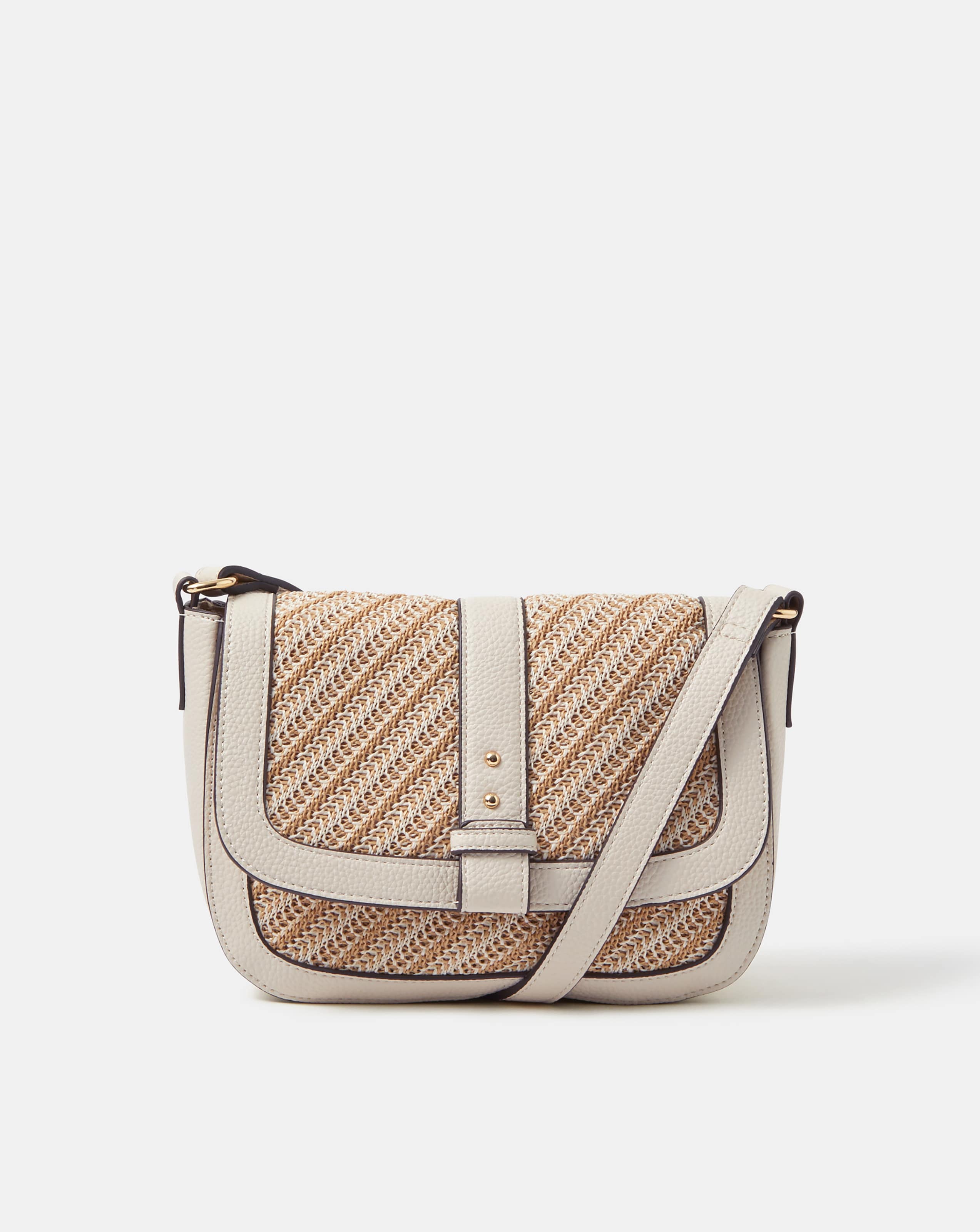 New In - Accessorize Woven Crossbody Bag