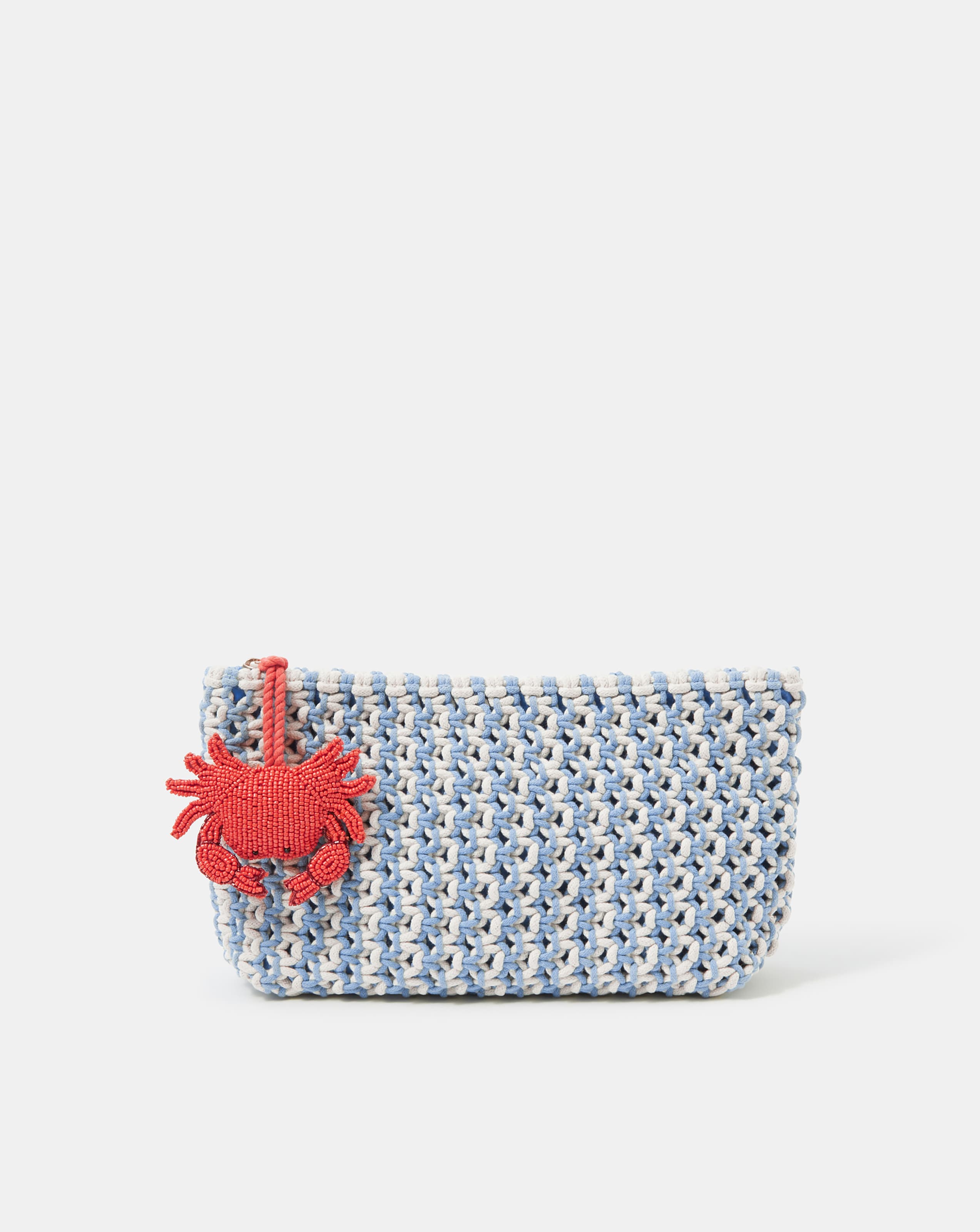 New In - Accessorize Crab Charm Clutch Bag