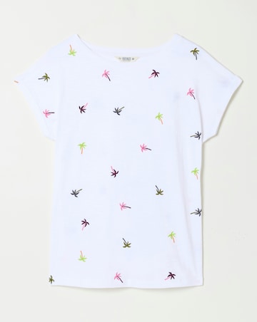 Fatface Ivy Embroidered Palm Tee