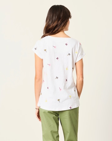 Fatface Ivy Embroidered Palm Tee