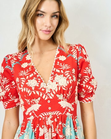 HOPE & IVY AMAL MIDAXI DRESS
