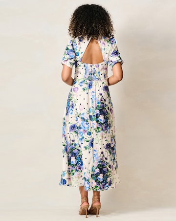 HOPE & IVY NADALIA MIDAXI SPOT DRESS