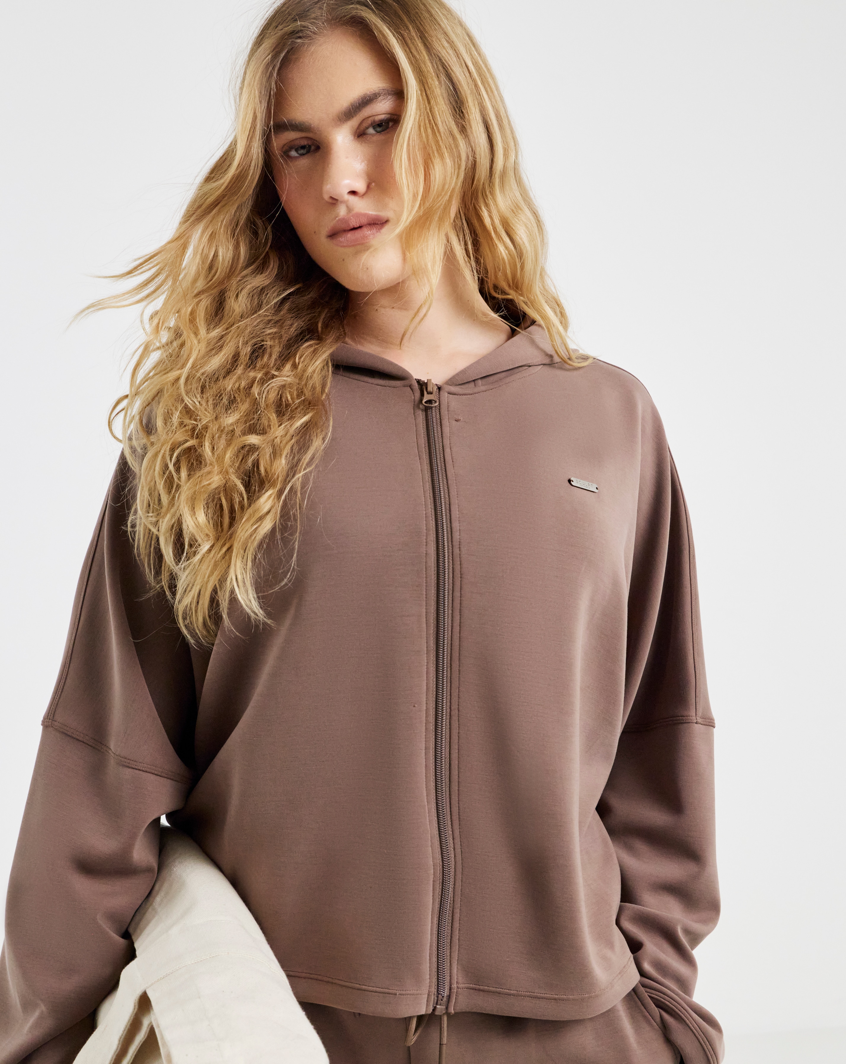 New In - Sculpt Activewear Modal Zip Hoodie