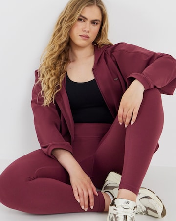 Sculpt Activewear Oversized Light Zip Through Jacket