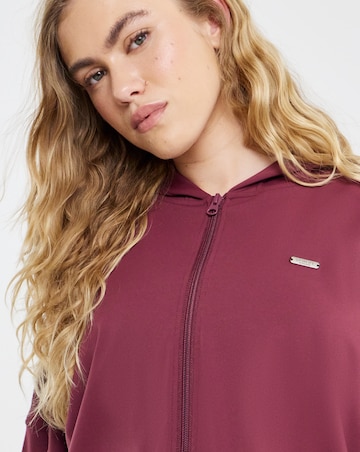 Sculpt Activewear Oversized Light Zip Through Jacket