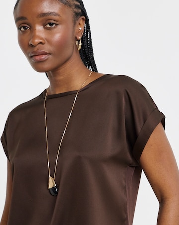 Vila Ellette Satin Top
