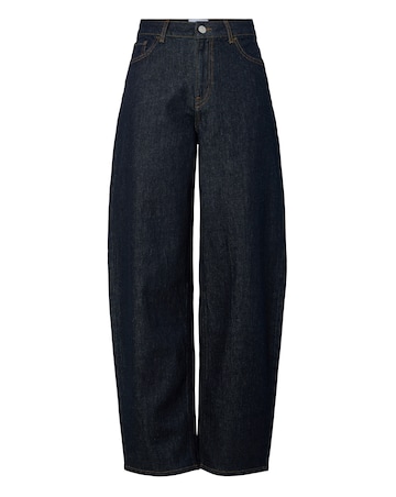 Pieces Grace Mid Waisted Barrel Jean 32 Leg