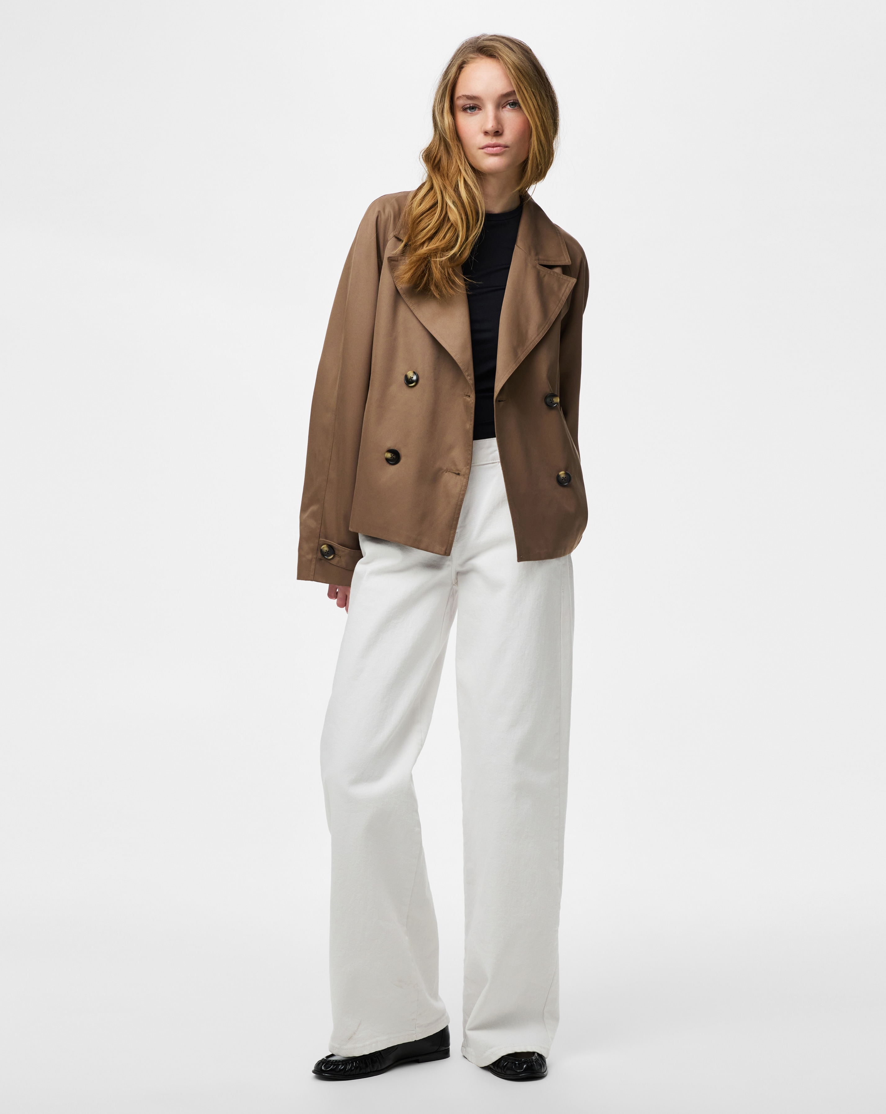 Pieces Short Trenchcoat